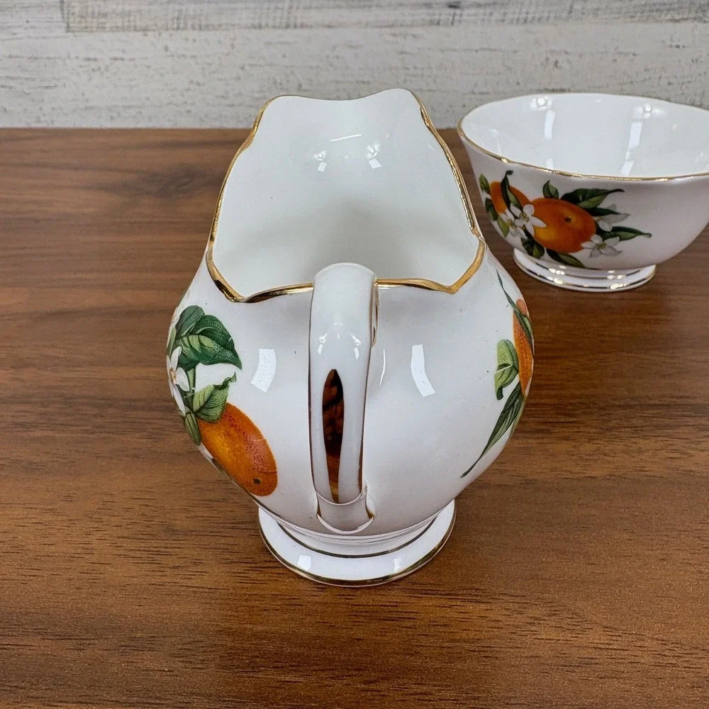 Vintage Tuscan English Bone China Mimi Pitcher and Sugar Bowl Discontinued Qty 2